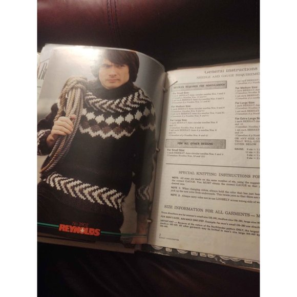 Trapper Keeper full of Vintage Knitting Patterns - Picture 5 of 9